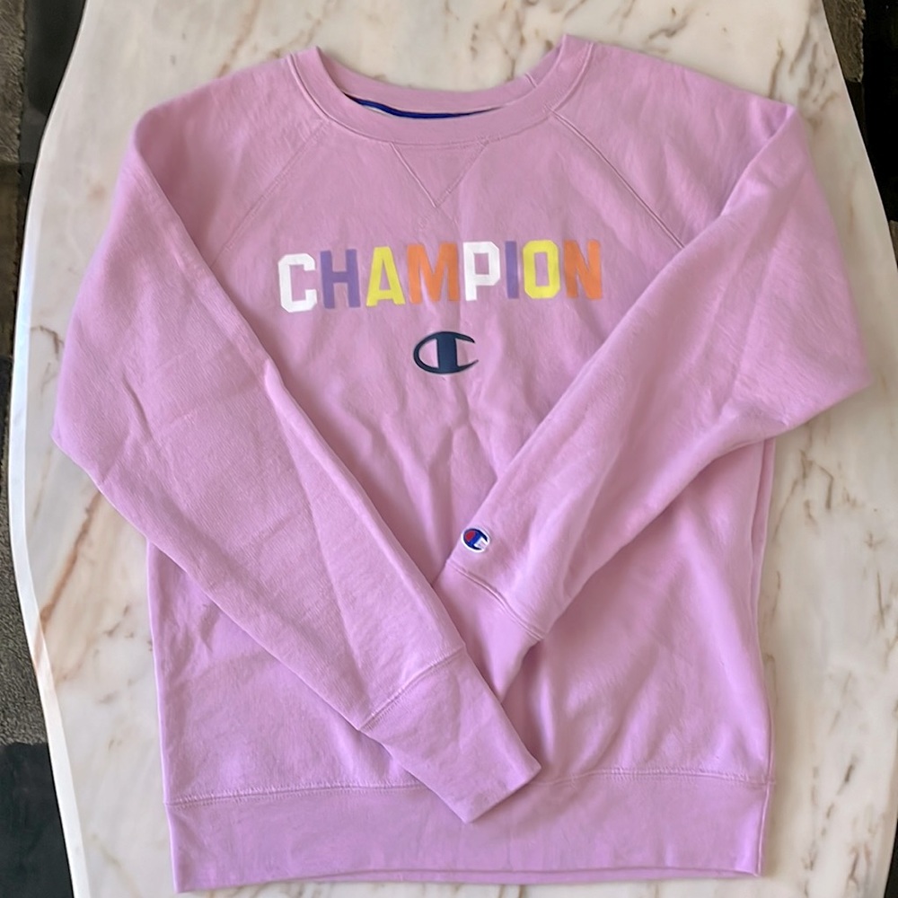 Champion Pink Sweater Small